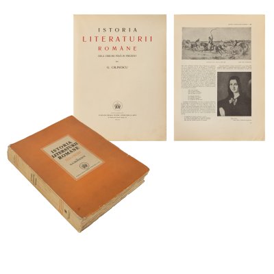 "History of Romanian Literature from its Origins to the Present", by George Călinescu, first edition, Bucharest, 1941