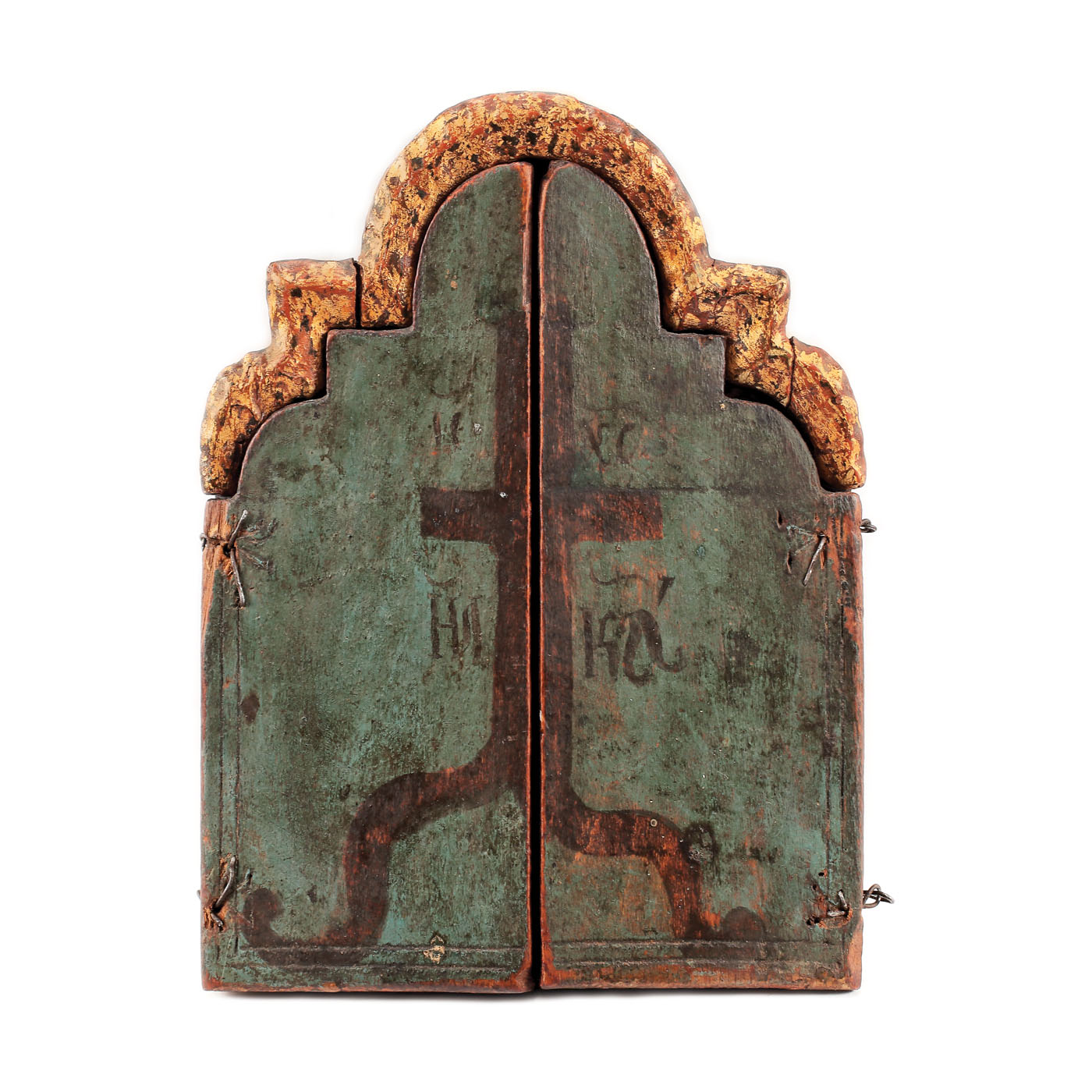 Triptic, "Maica Domnului cu Pruncul", atelier grecesc, sec. XIX