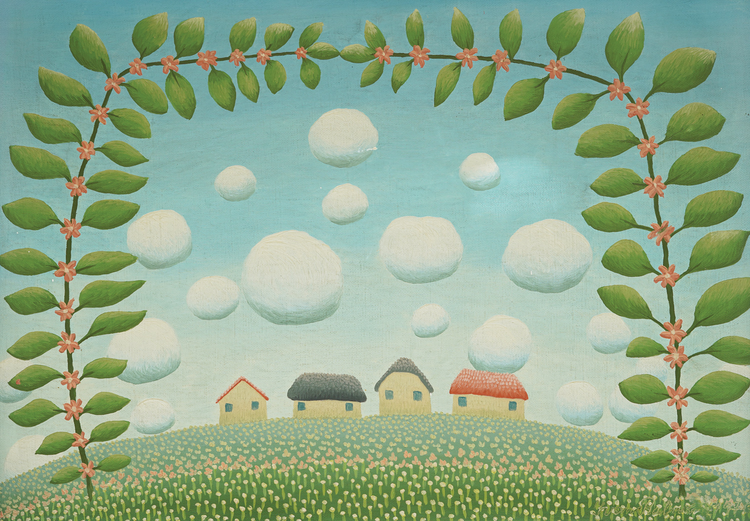 Houses and Clouds
