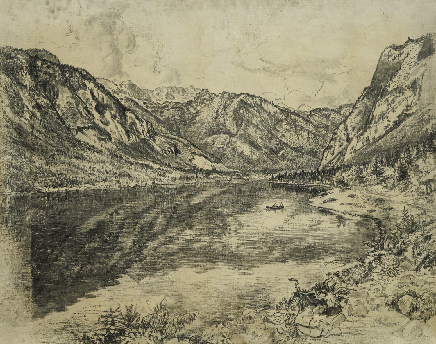 View on Bohinj Lake