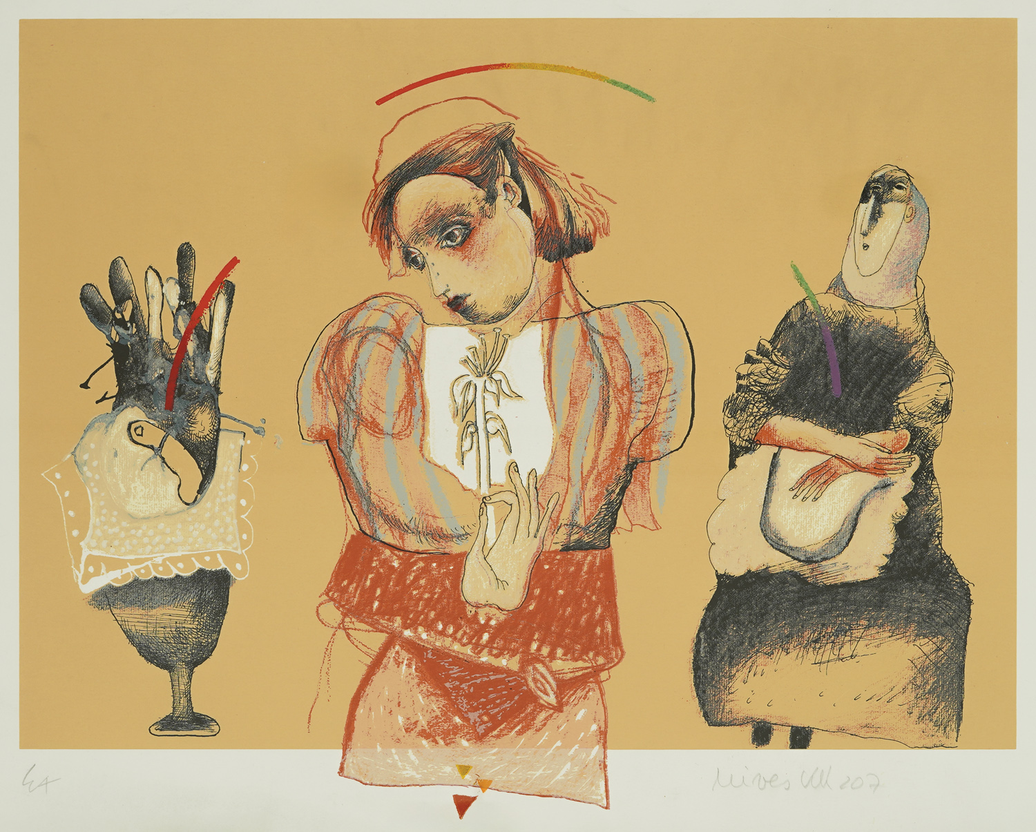 Girl with a Flower