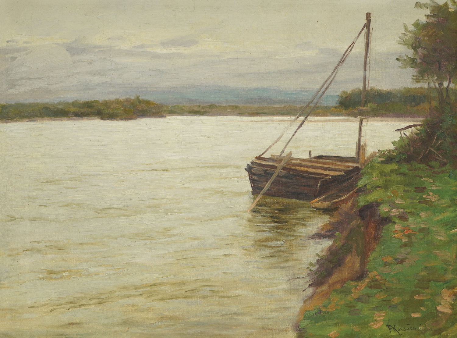 Ship on the River