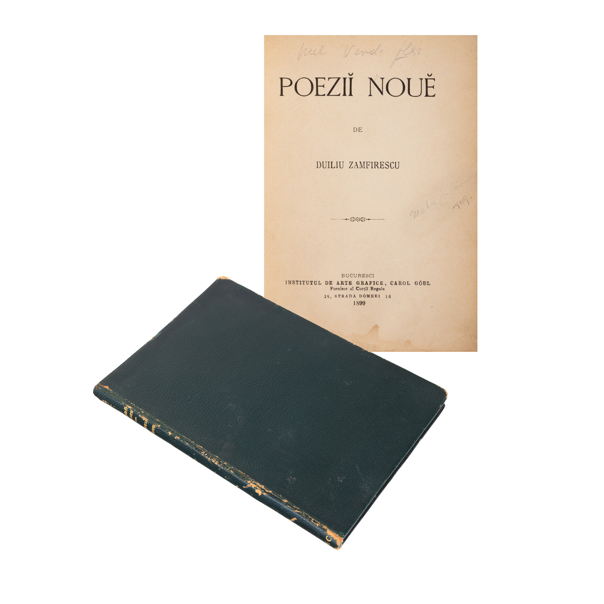 ”Poezii noi”, de Duiliu Zamfirescu, ediție princeps, București, 1899