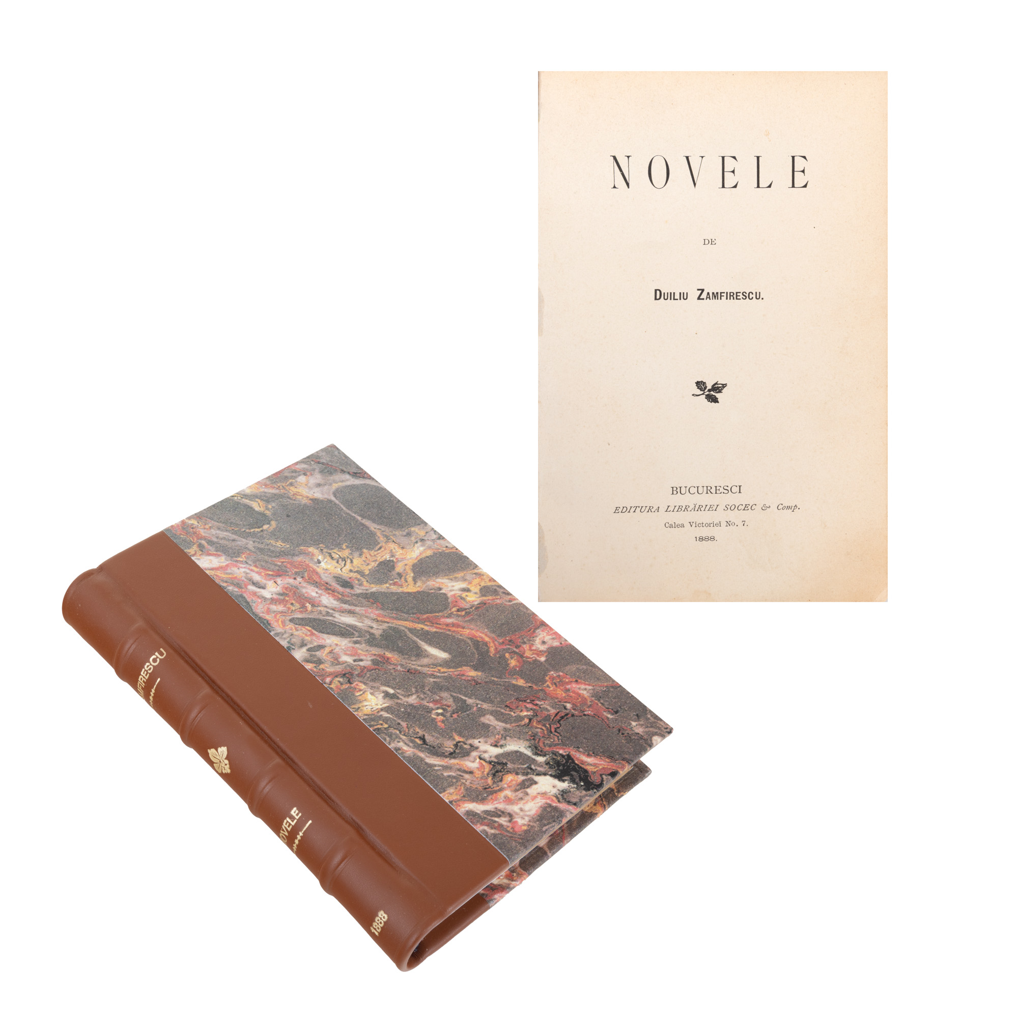 ”Novele”, de Duliu Zamfirescu, București, 1888, ediție princeps