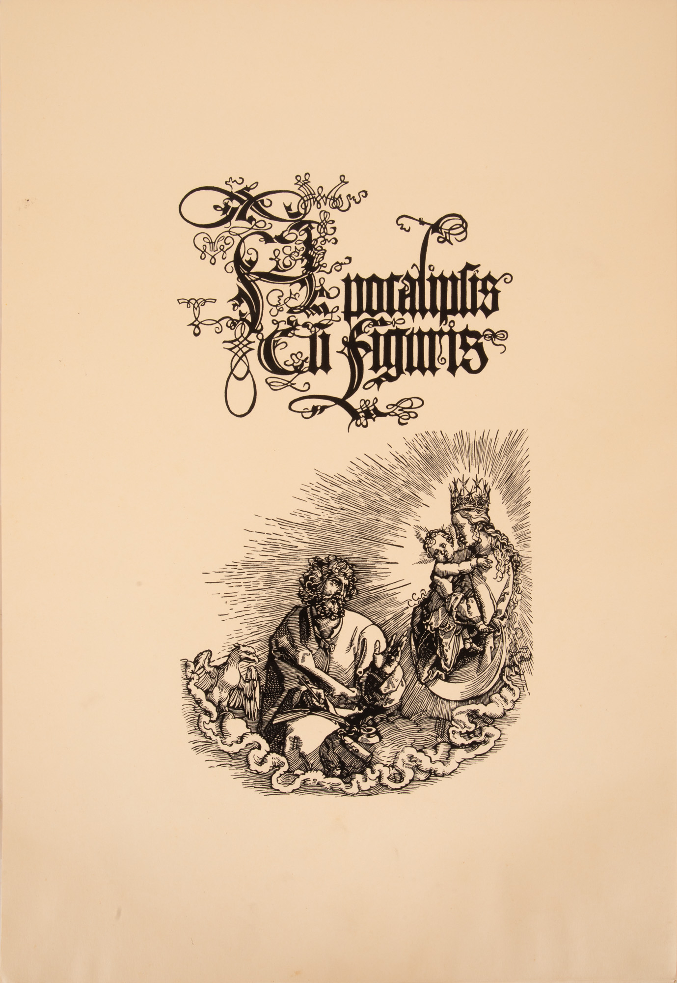 Mapă "Apocalipsa cu imagini", cu 15 ilustrații după Albrecht Dürer, cca. 1980, provine din colecția criticului literar și editorului Magdalena Popescu-Bedrosian