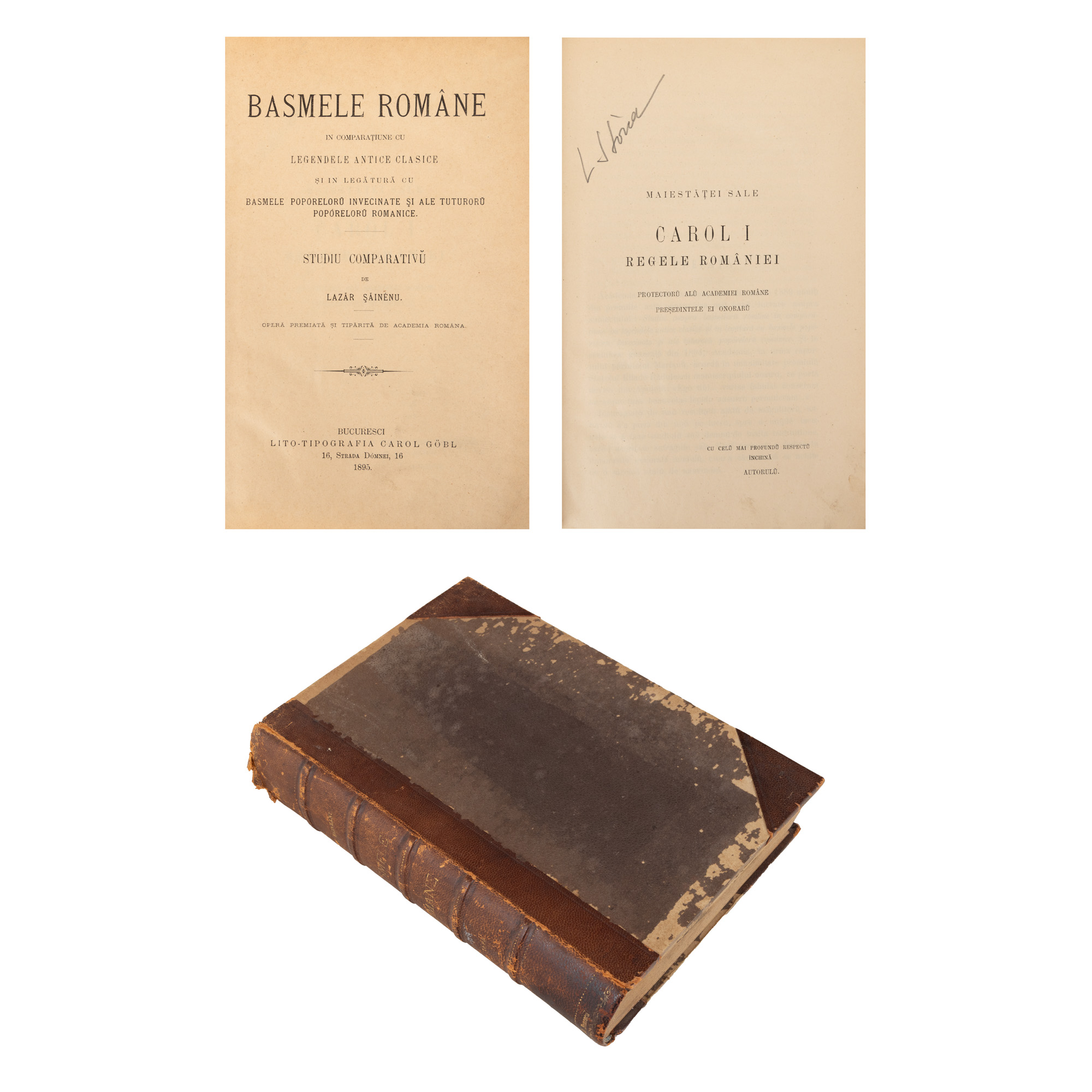 ”Basmele române în comparaţiune cu legendele antice clasice şi în legătură cu basmele popoarelor învecinate și ale tuturor popoarelor romanice”, de Lazăr Șăineanu, București, 1895, lucrare premiată de Academia Română