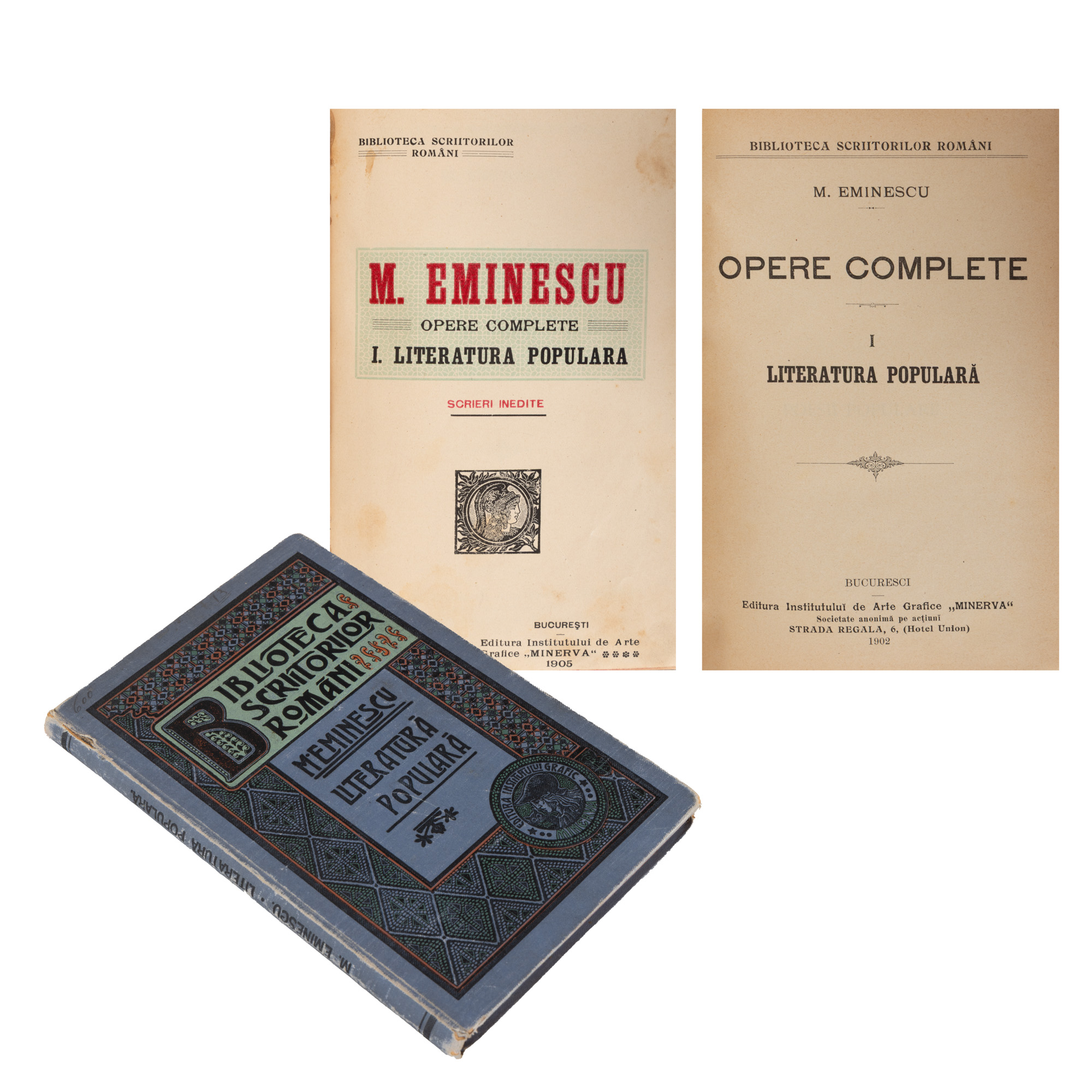 ”Mihai Eminescu. Opere complete. Literatura populară”, volumul I, București, 1902