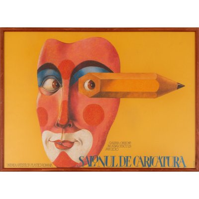 Original Model, "Caricature Salon" poster, 2010, signed holographically, unique copy