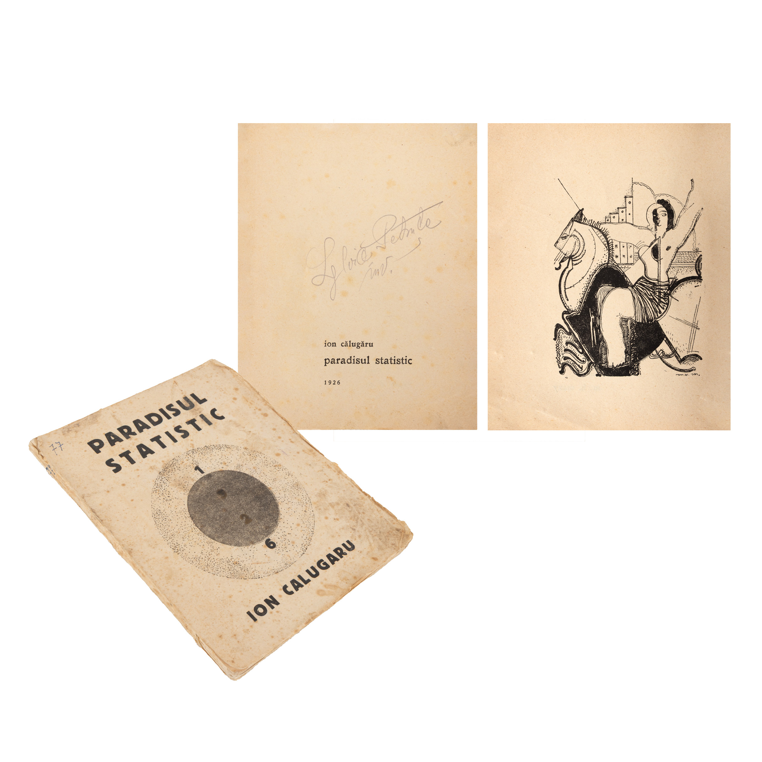 "Paradisul statistic", de Ion Călugăru, București, 1926, cu desene de Max Herman Maxy