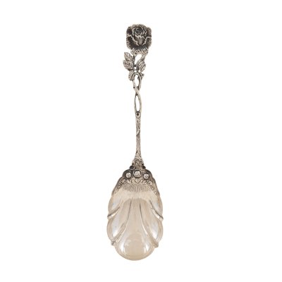 Silver salad spoon
