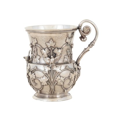 Cană din argint William Bogert pentru Tiffany & co., cca. 1864 , piesă rară, de colecție