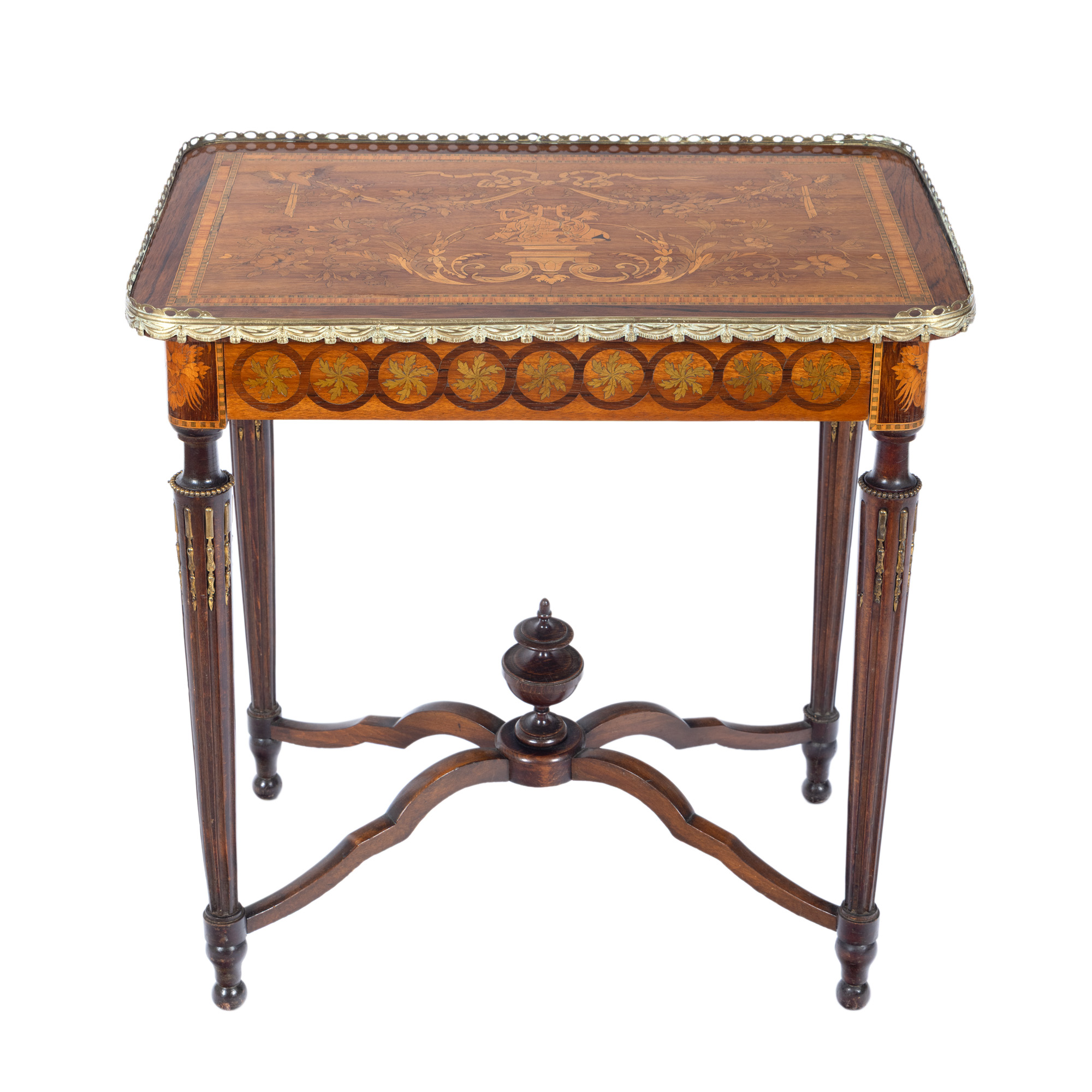Măsuță de hol în manieră Louis XV, decorată cu bronz doré, cca. 1900