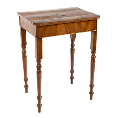 Walnut Wood Table, End of 19th Century