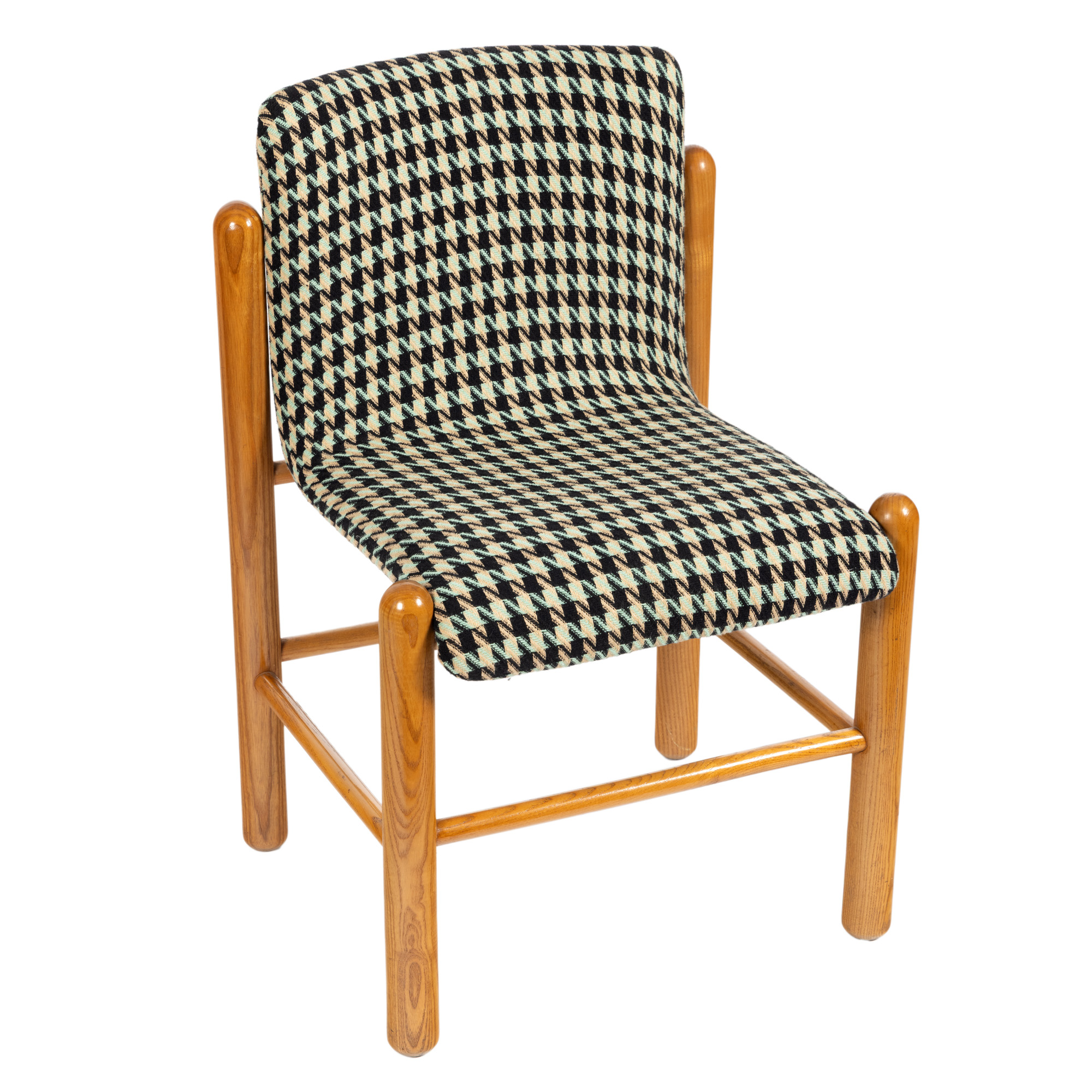 Scaun Mid-Century din lemn de pin, design Knud Friis & Elmar Moltke Nielsen, anii 1970