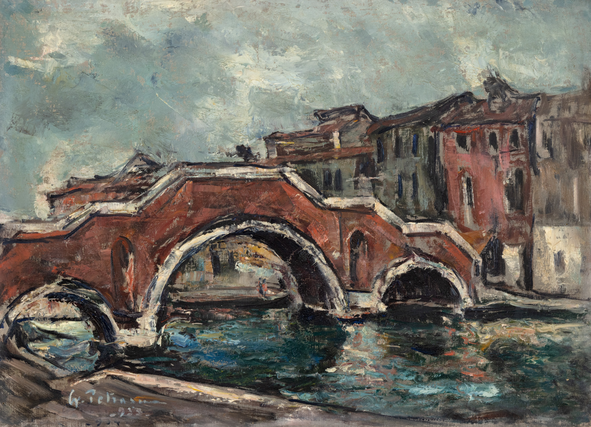 Vedere din Veneția (Ponte dei Trei Archi)