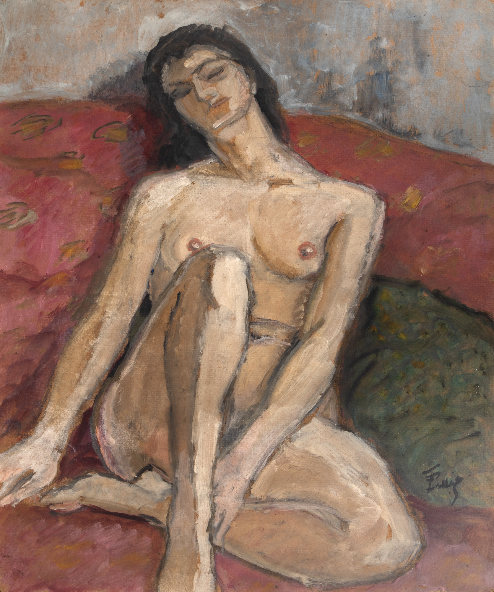 Nud în interior