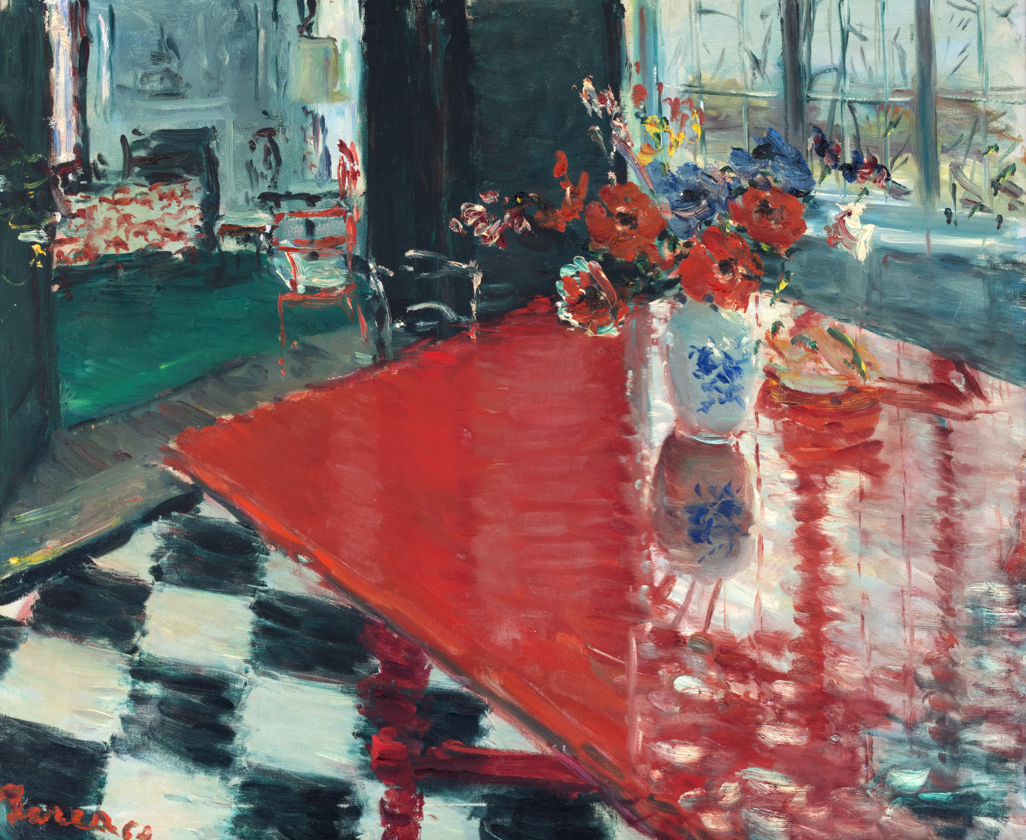 La table rouge