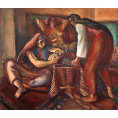 Odalisques at the Cafe