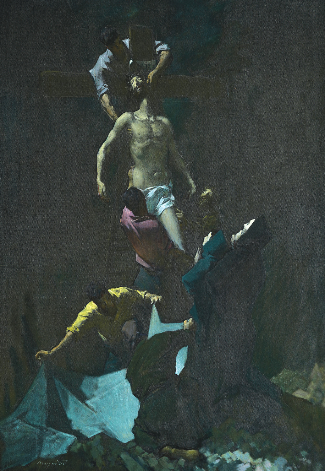 Jesus is taken down from the Cross