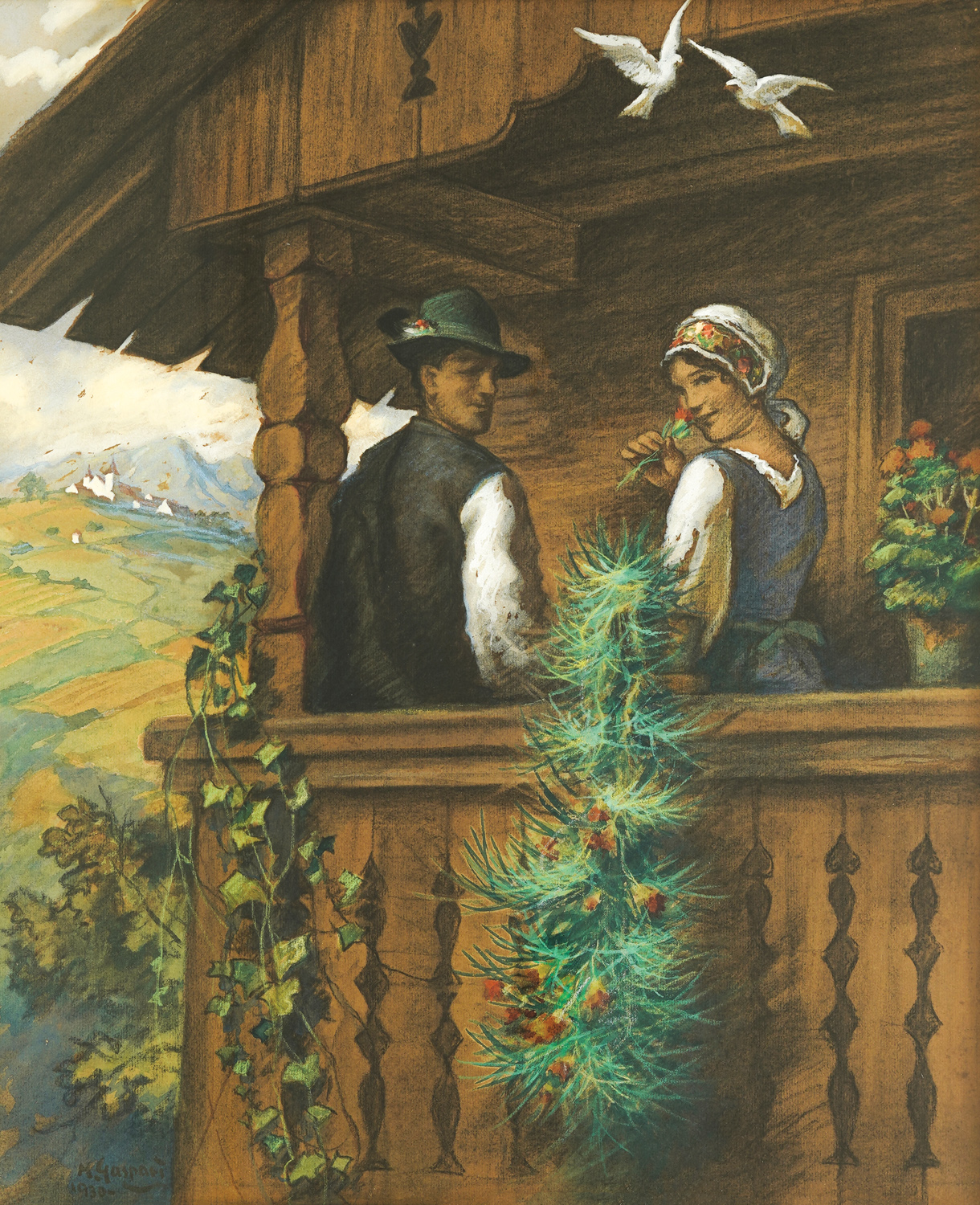 Couple on the Porch