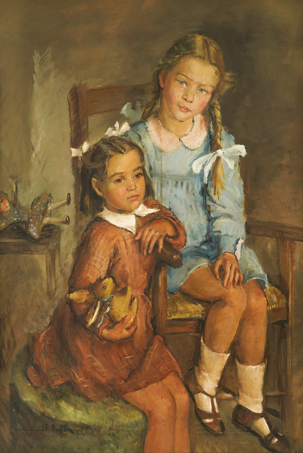 Portret dviju djevojčica