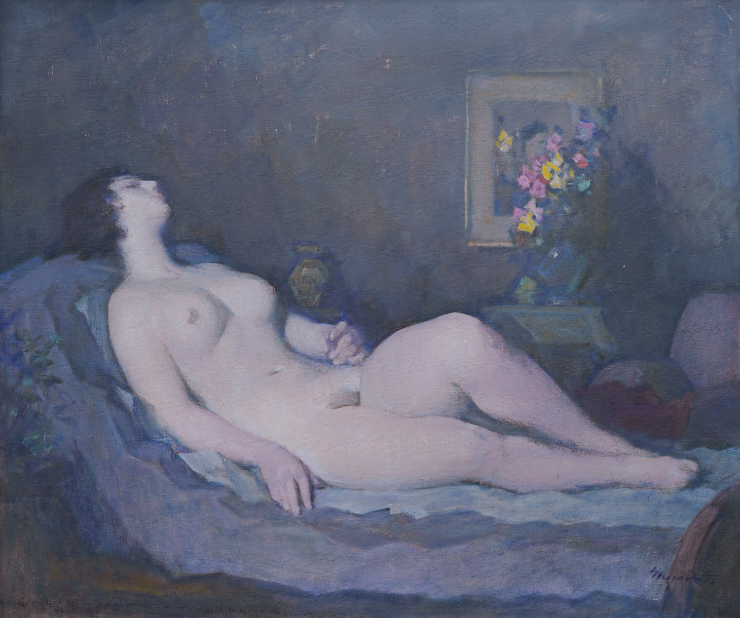 Nude in Blue