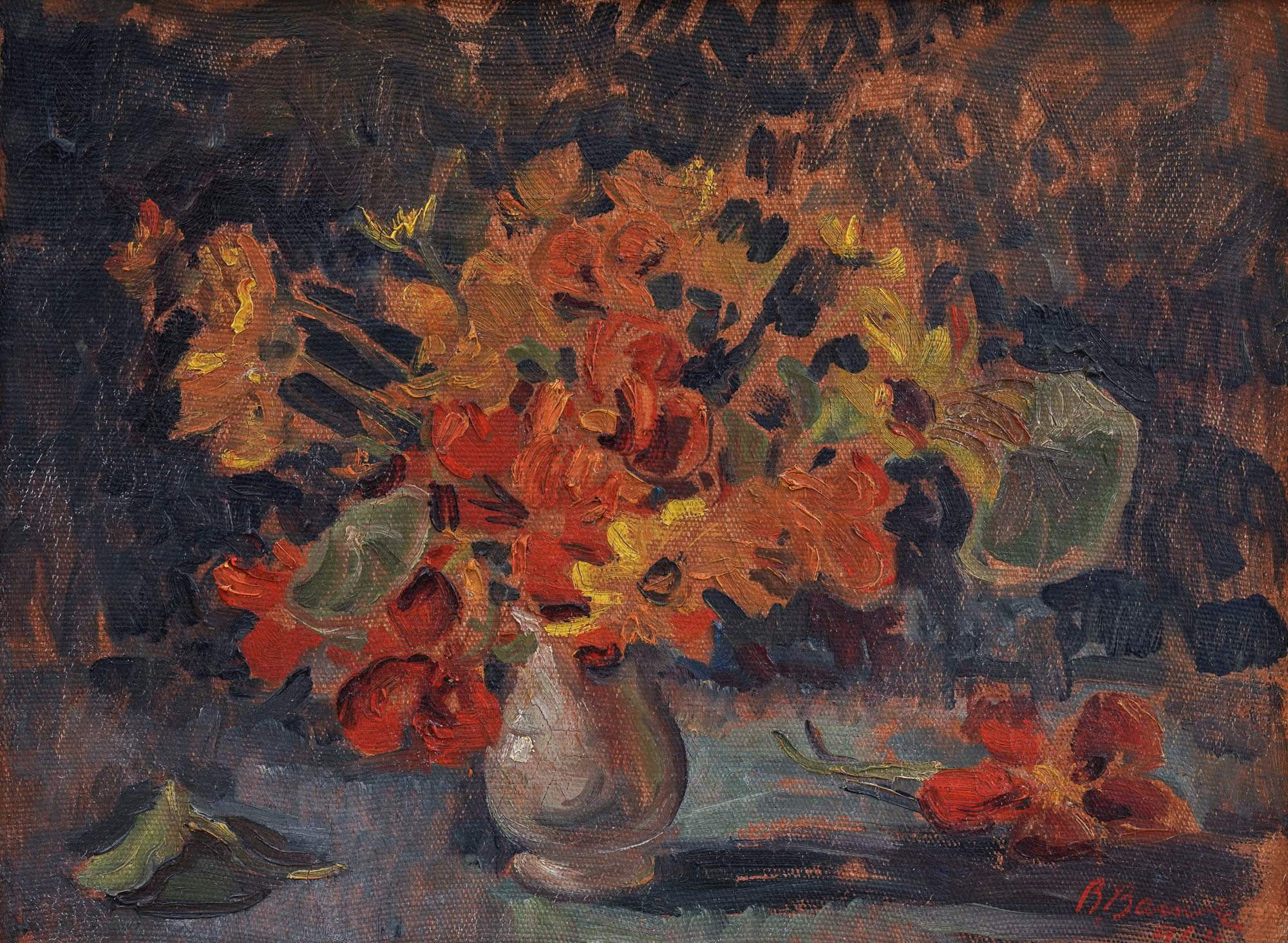 Still life with flowers