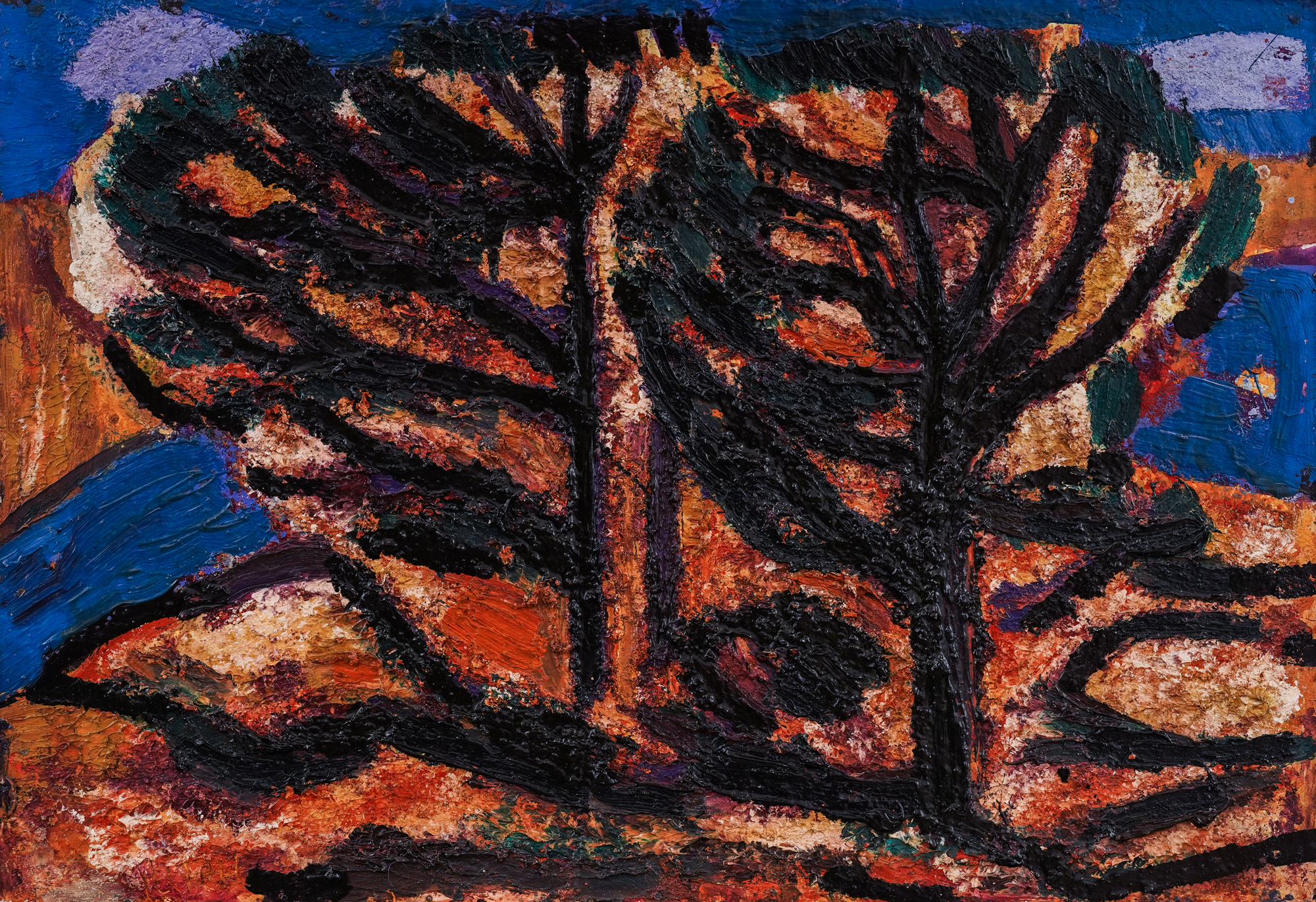 Landscape with trees