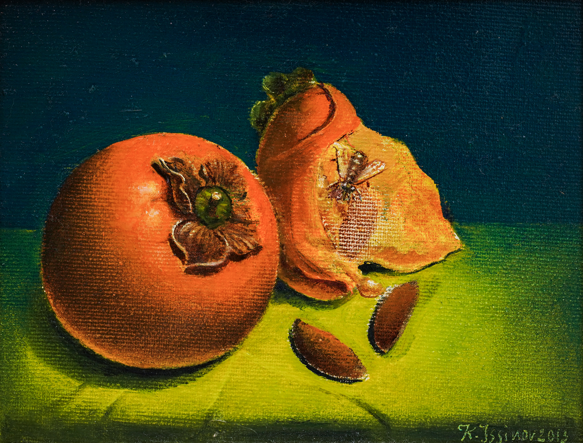 Still life with paradise apples