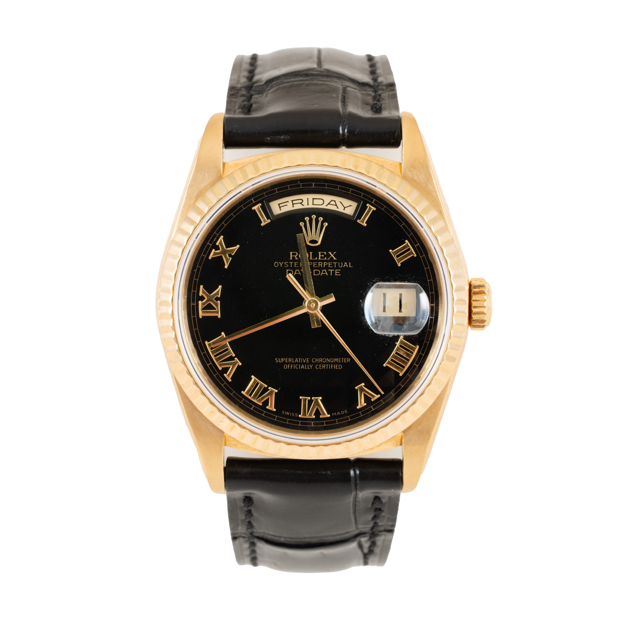 Ceas Rolex Day Date, din aur, de mână, bărbătesc