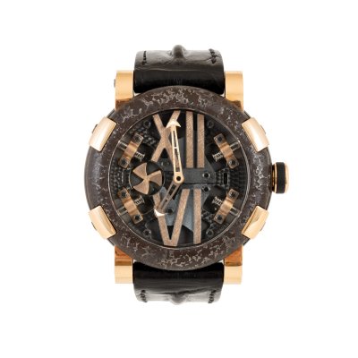 Romain Jerome Titanic DNA Watch, made from gold and steel recovered from the wreck of the Titanic, hand-held, masculine