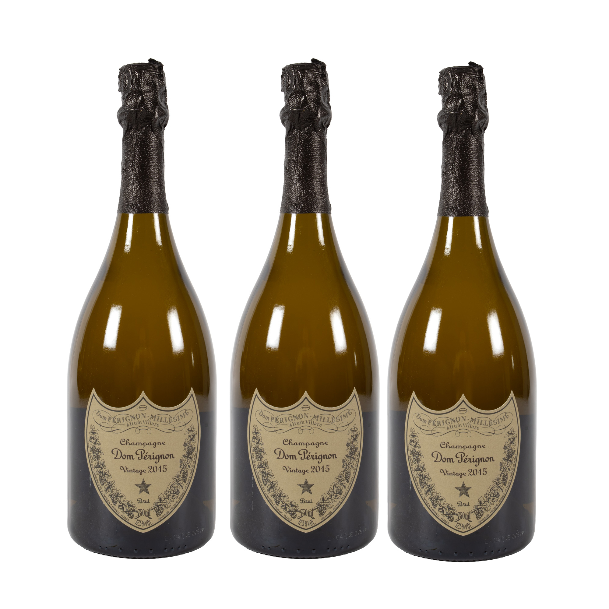Champagne Dom Pérignon, Vintage 2015, 3st x 0,75l