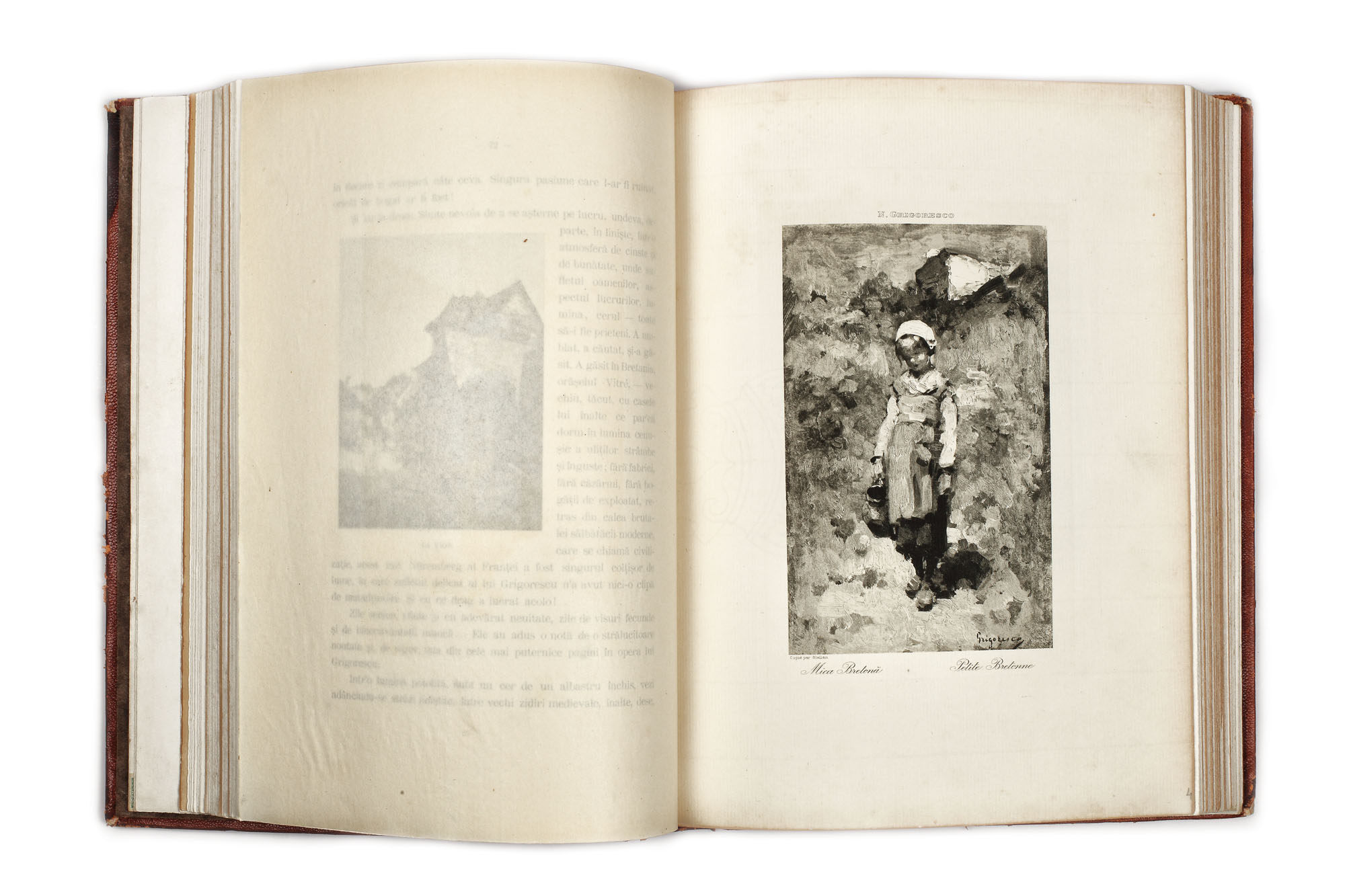Albumul "Grigorescu", de Alexandru Vlahuţă, Bucureşti, 1910, cu coperta originală
