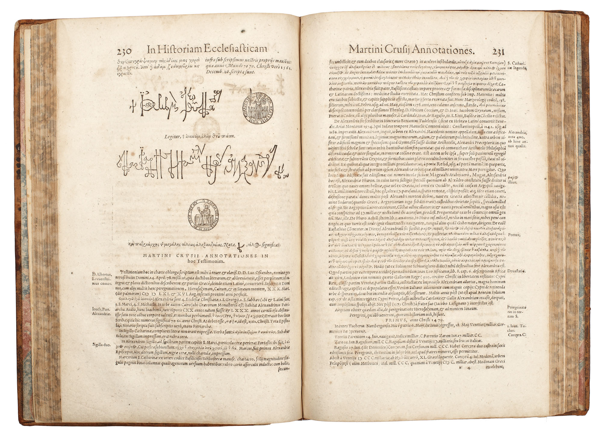 "Turcograeciae", de Martinus Cruvius, Basel 1584