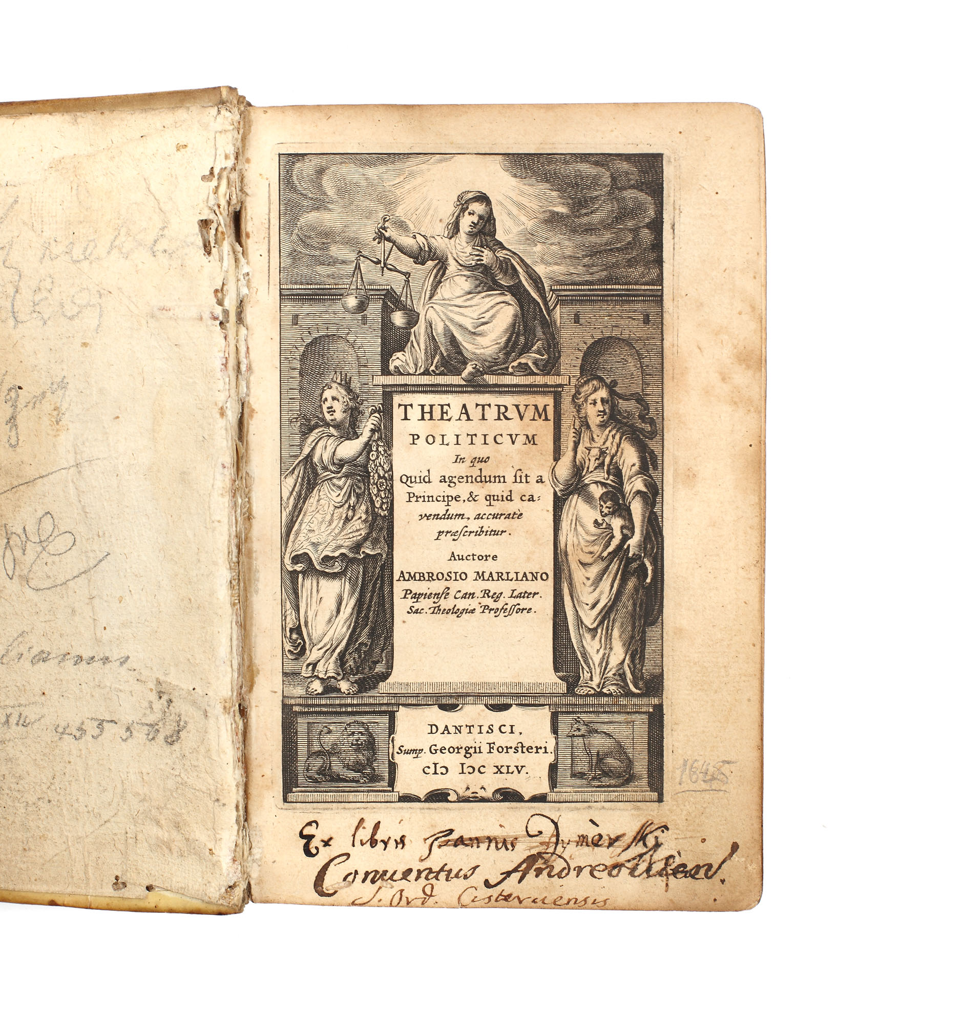 "Theatrum Politicum", de Ambrosio Marliano, 1659