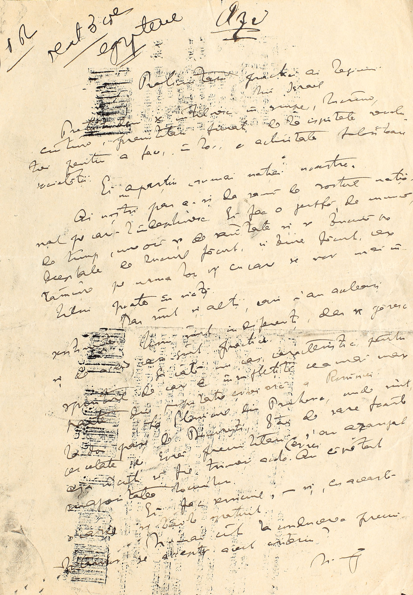 Manuscris Nicolae Iorga publicat în ziarul "Neamul Românesc", cu semnătură olografă 