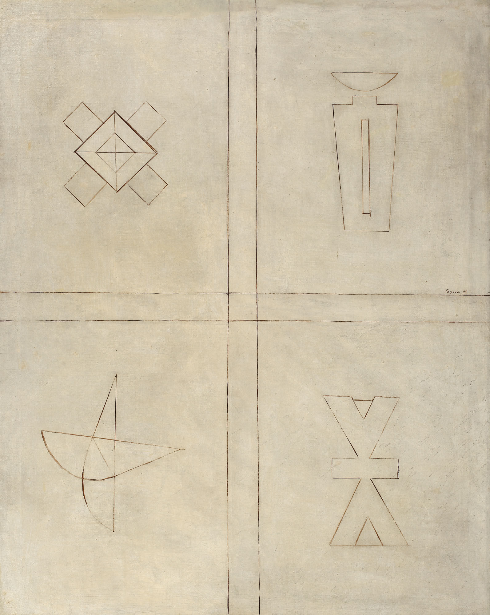 Quatre symboles de l'existance