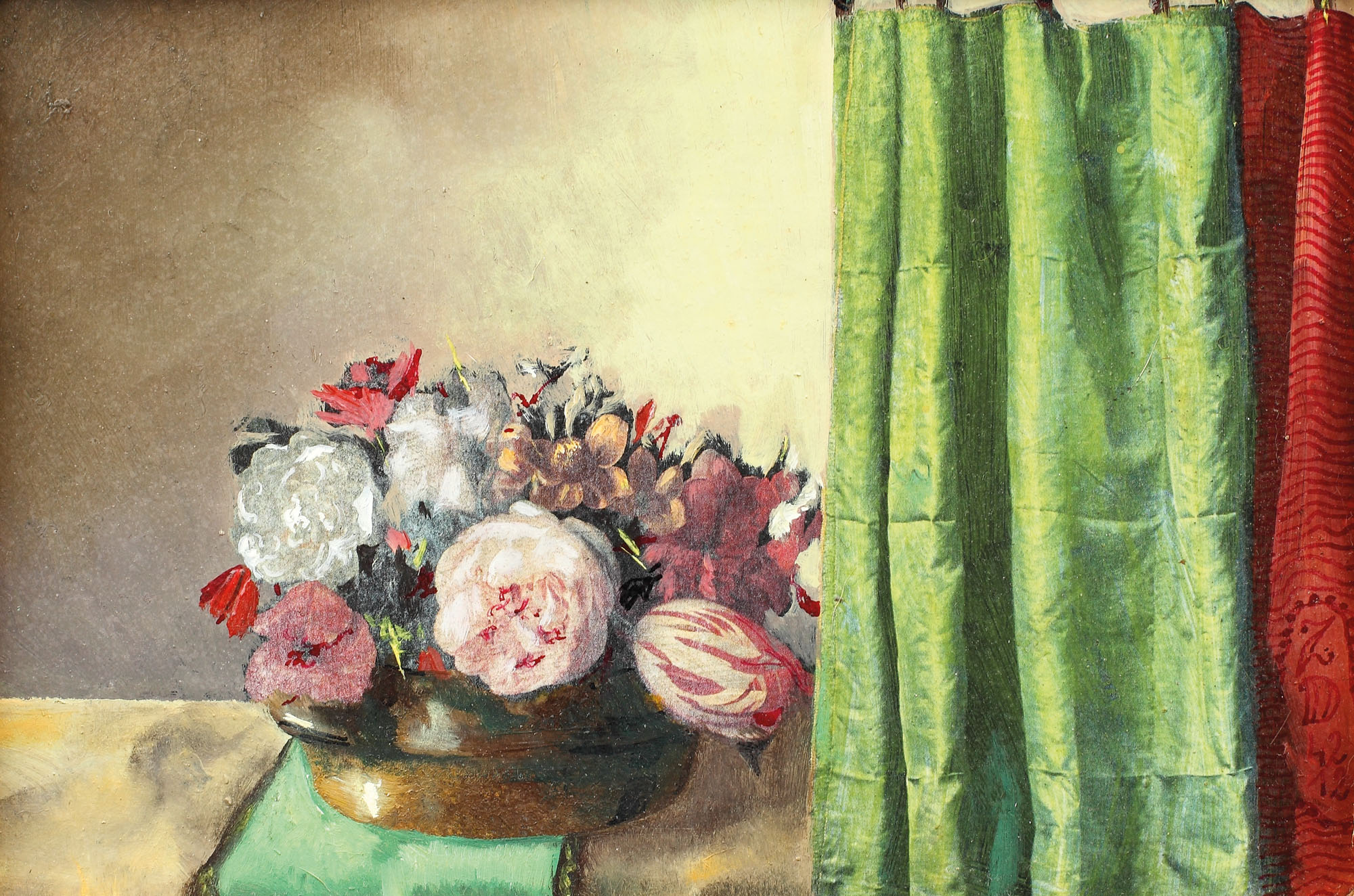 Draperia verde