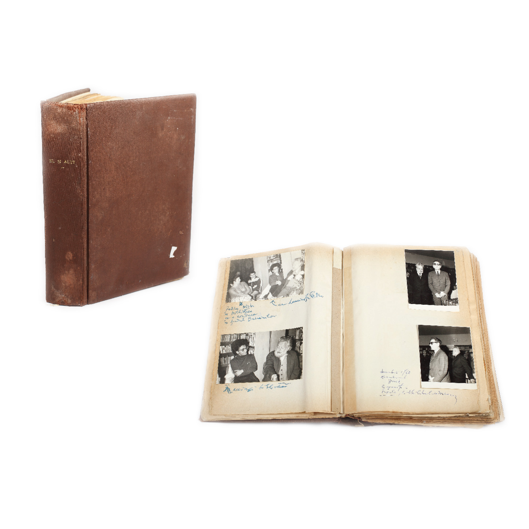 Album de amintiri al poetului Ștefan Popescu, cuprinzând fotografii inedite documentând viața și cariera poetului