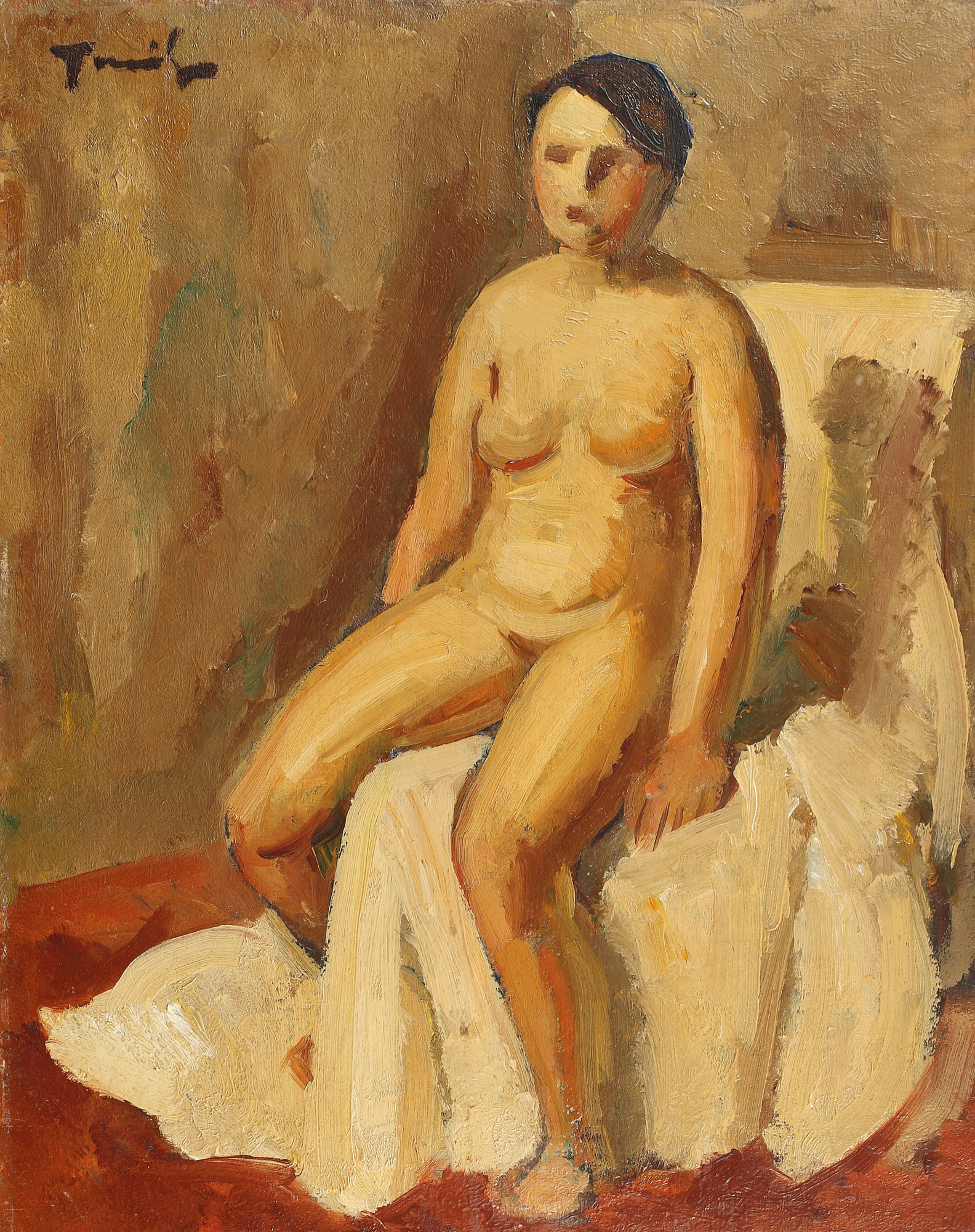 Schiță de nud (Catrina)