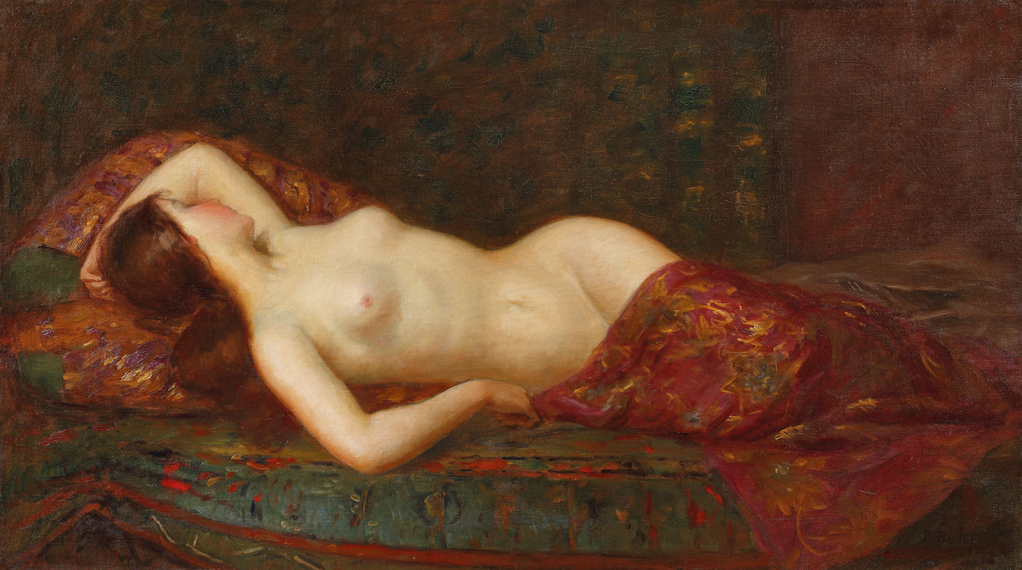 Nud în interior oriental