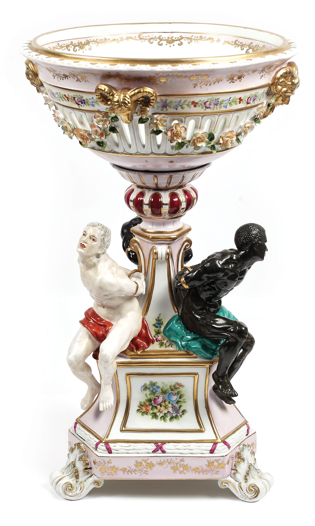 "Prigione eterna", vas compote Meissen în stil Louis XVI, cca. 1880
