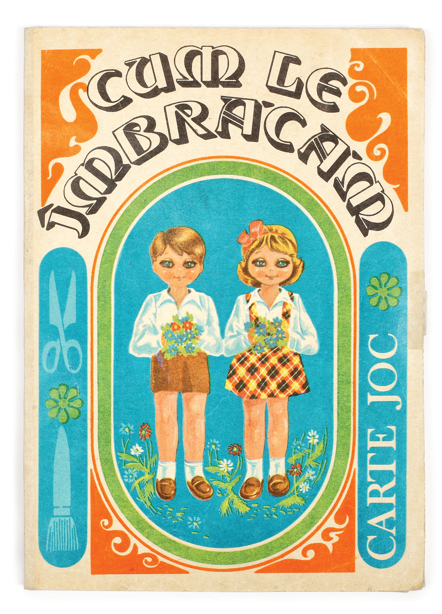 "Cum le îmbrăcăm", carte-joc de educație vestimentară produsă de JECO, anii "80