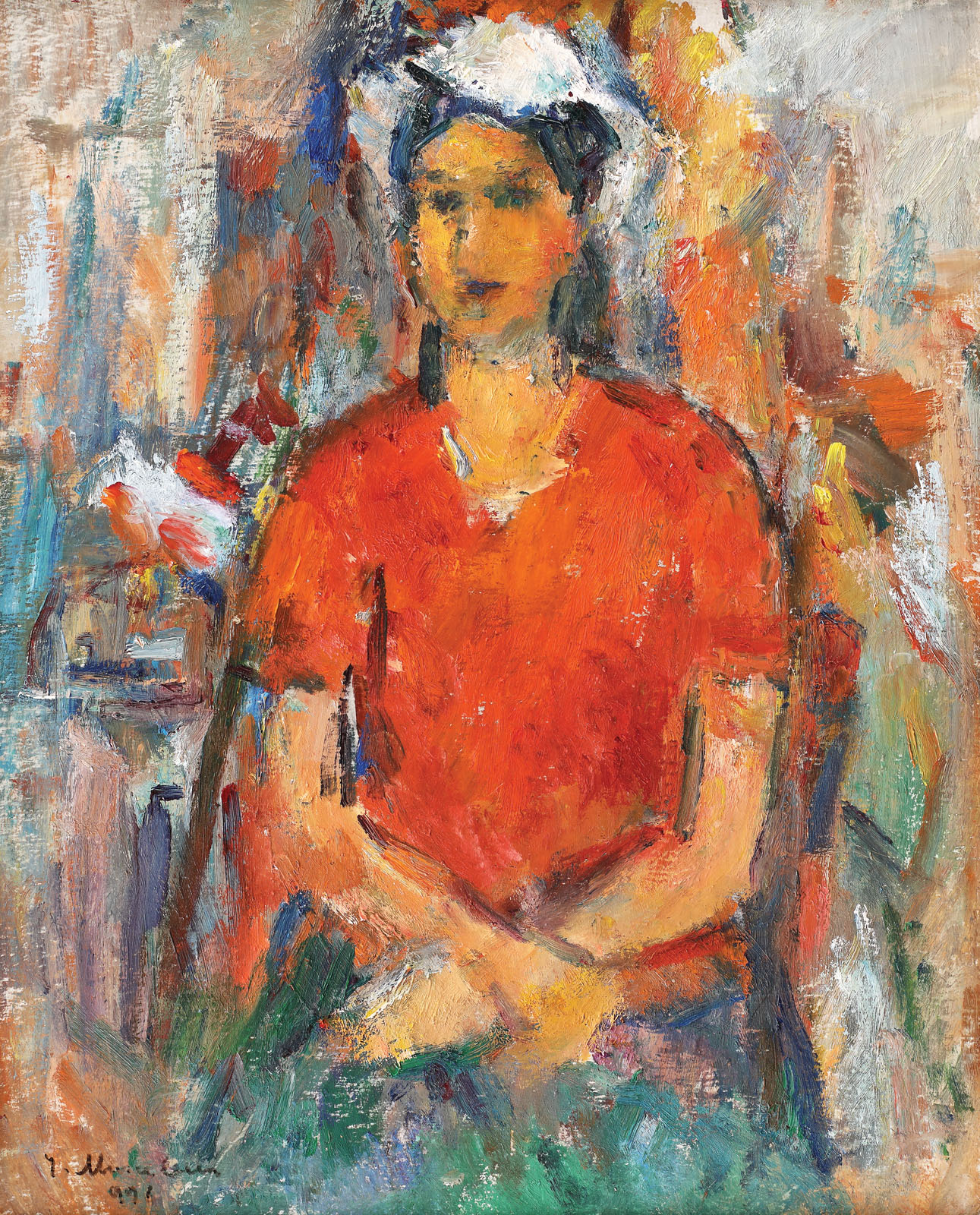 Model în atelier