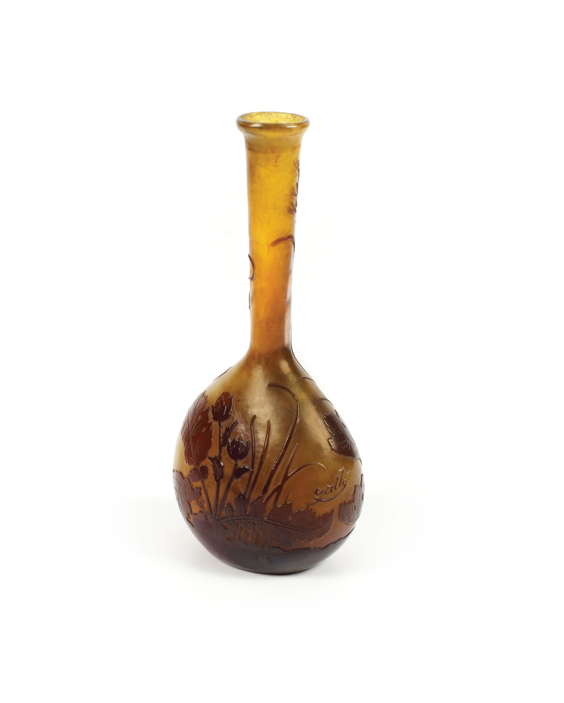 Vas soliflor Gallé "Bouton d'or", cca. 1910-1915