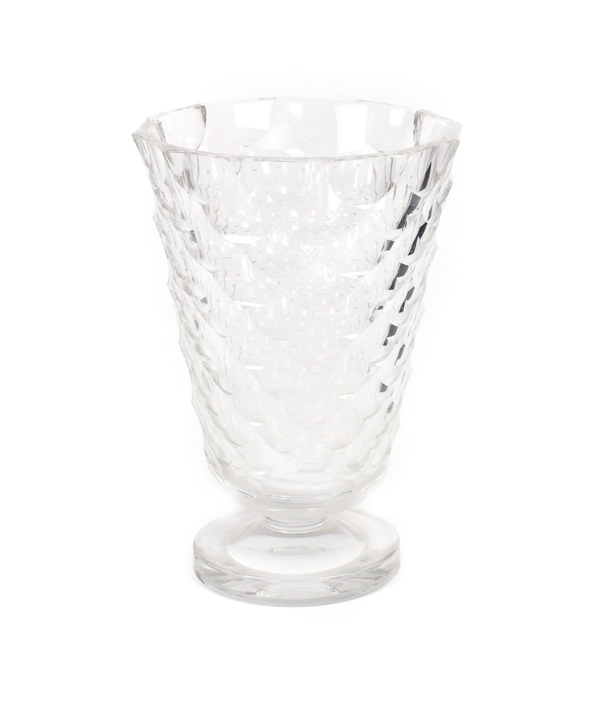 Vas din cristal bohemian, începutul sec. XX