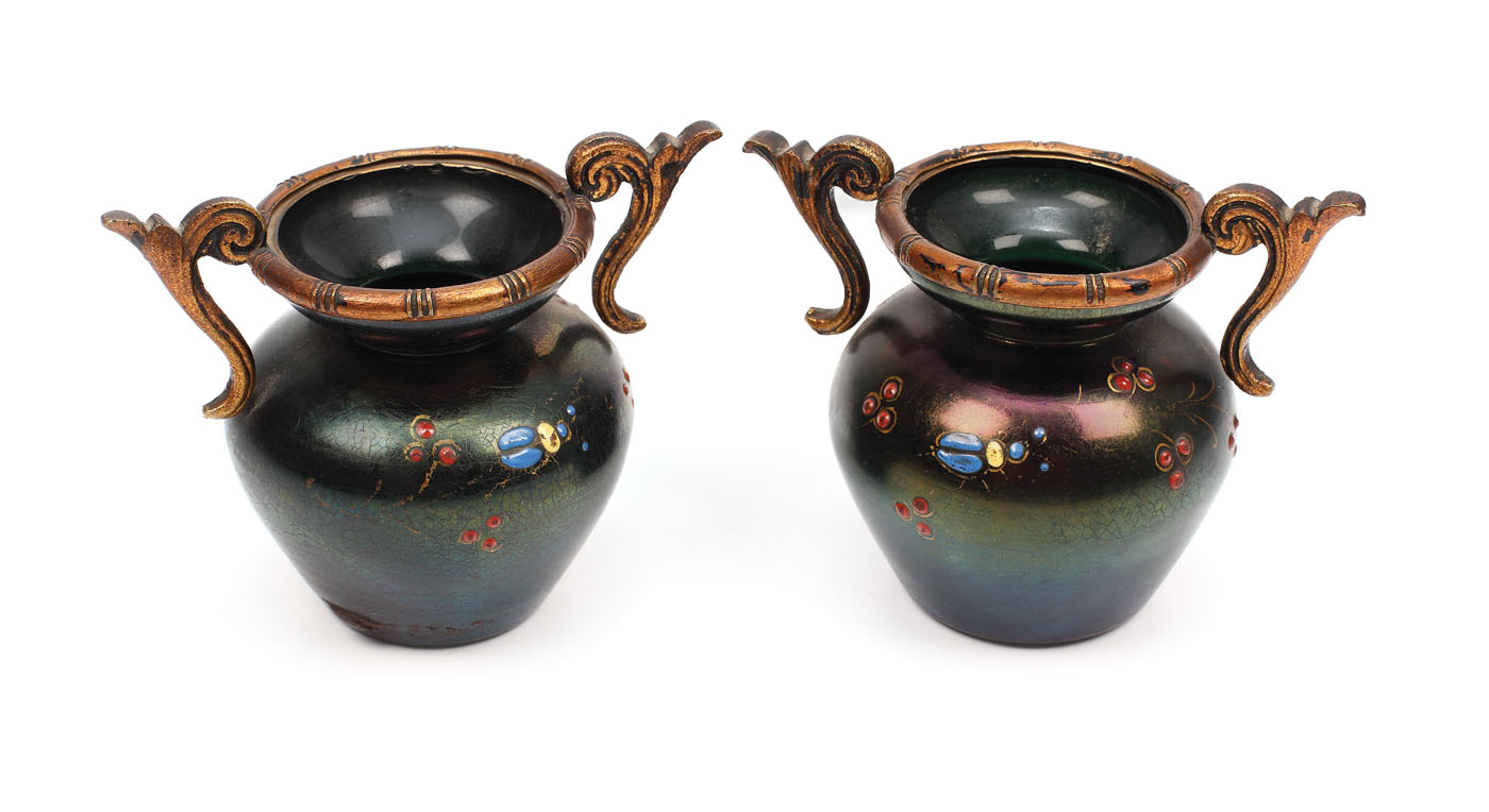 Pereche de vase miniaturale Kralik 