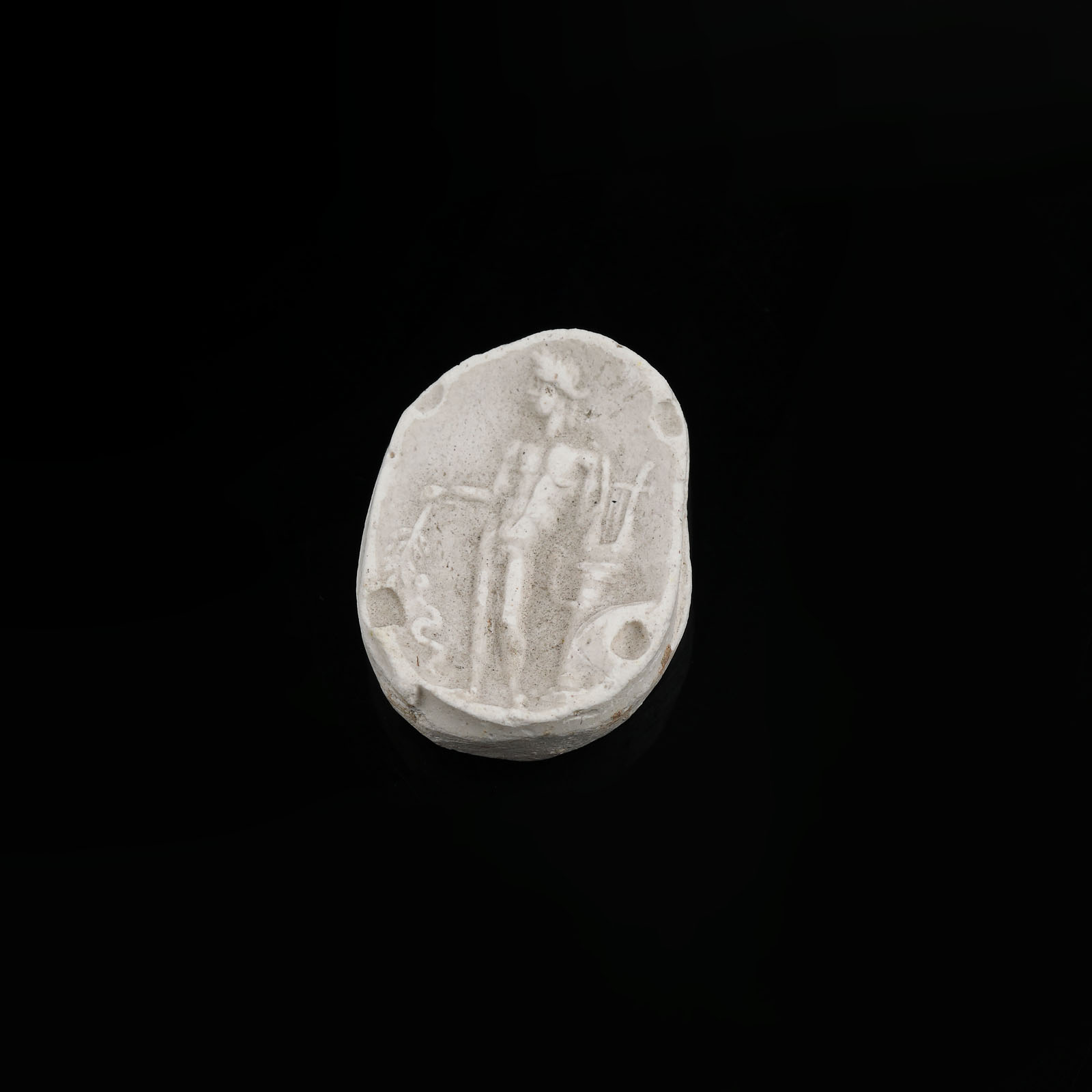 Cast repreenting Orpheus, based on a signet rock, the beginning of the 20th century, from the collection of dr. Horia Slobozianu
