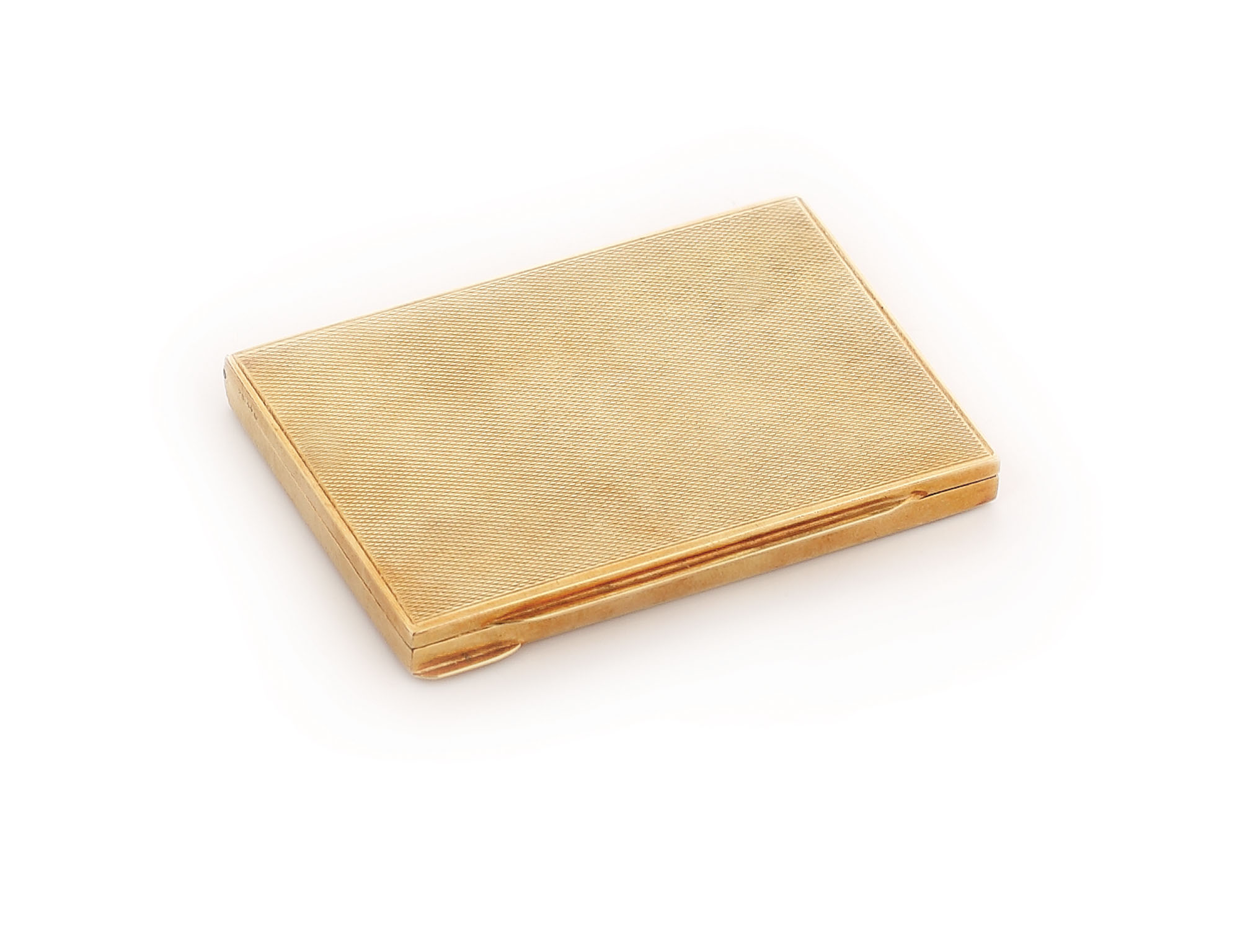 Elegant etui din aur, pentru cărți de vizită