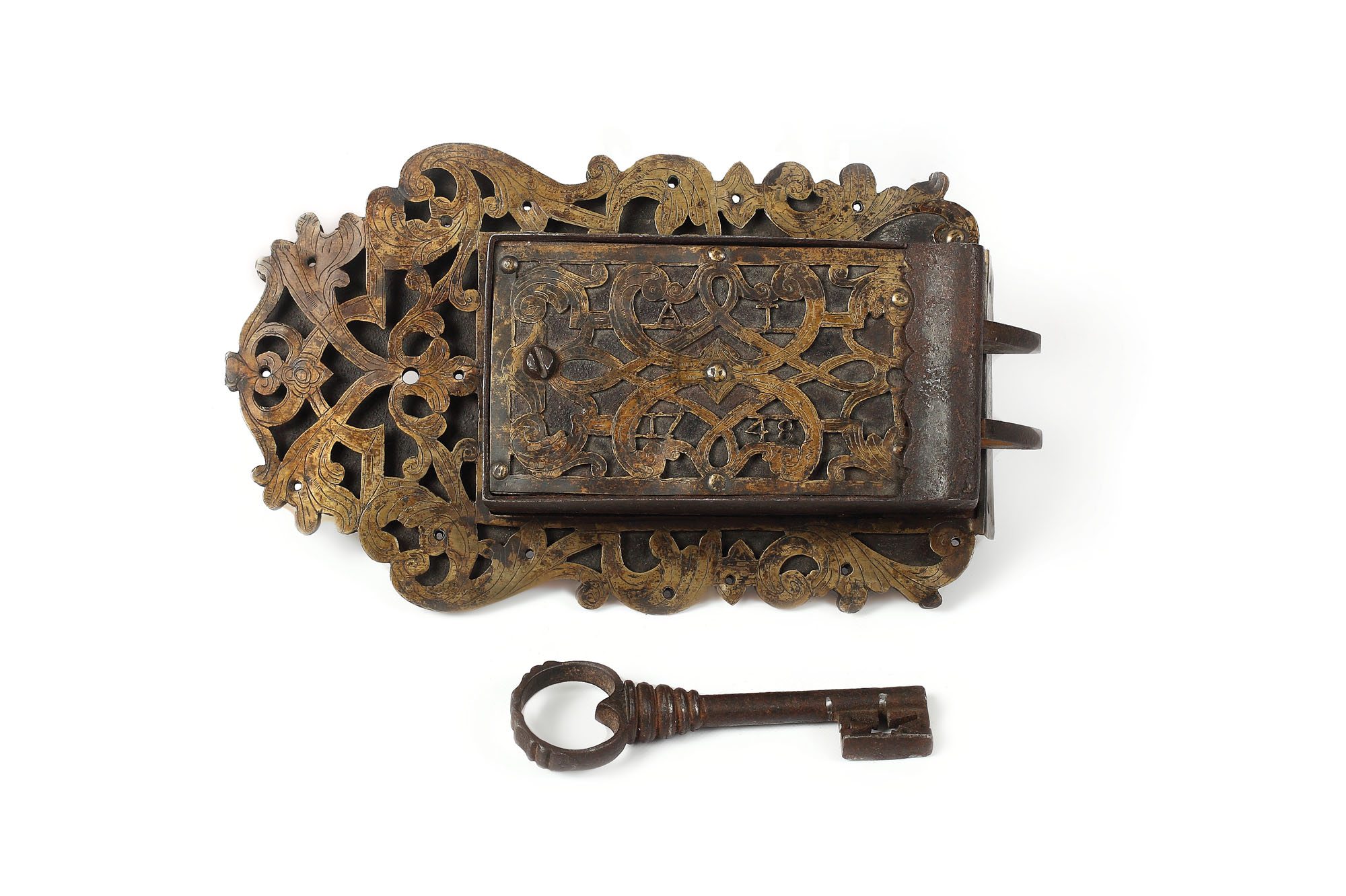 Încuietoare de uşă, datată 1748, producţie de atelier oriental
